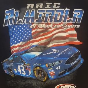 Aric Almirola NASCAR Petty Motorsports Racing T-Shirt- Large